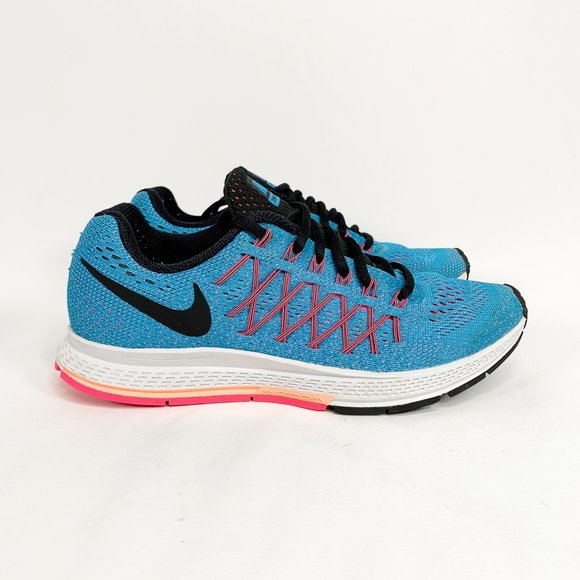 nike zoom blue and pink